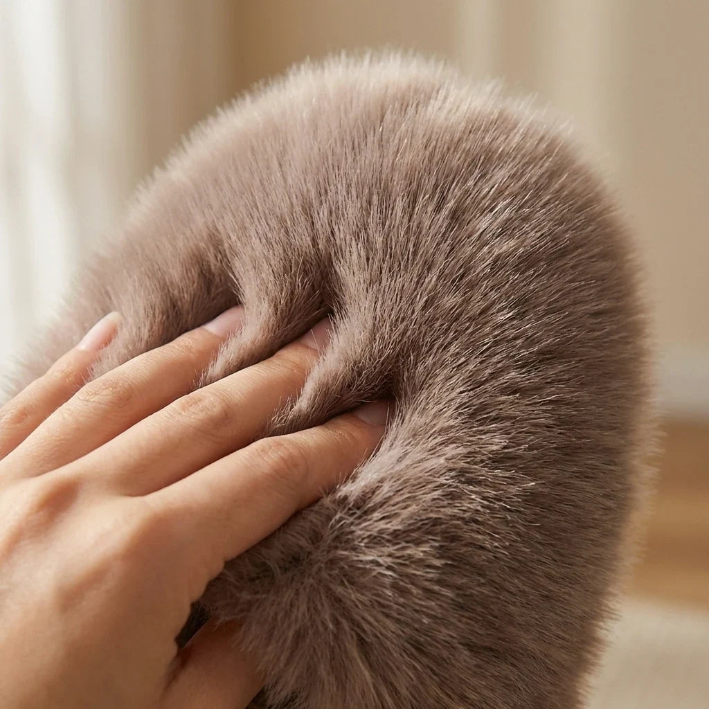 Pantofole Donna Invernali Peluche Morbide Antiscivolo