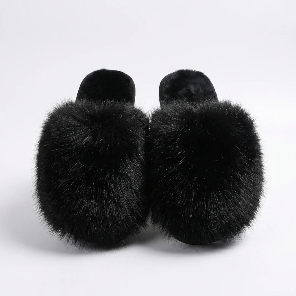 Pantofole Donna Invernali Peluche Morbide Antiscivolo