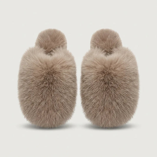 Pantofole Donna Invernali Peluche Morbide Antiscivolo
