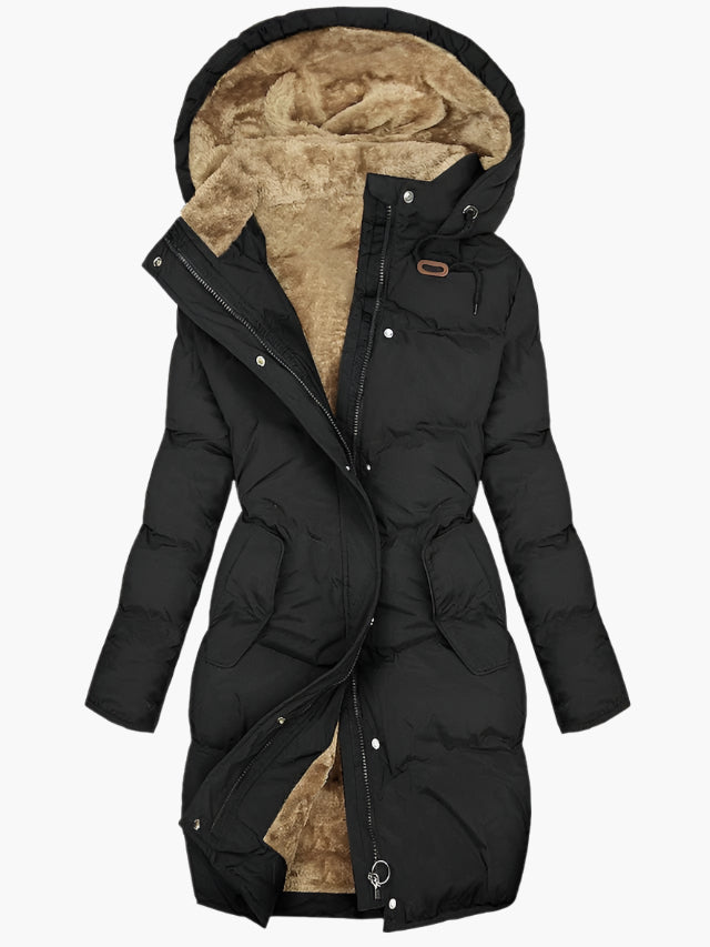 Piumino Donna Trapuntato con Cappuccio Invernale
