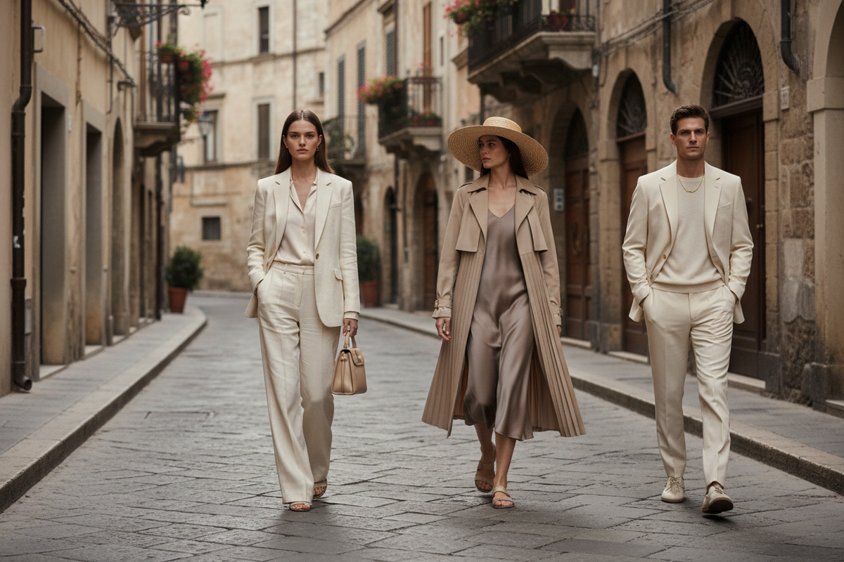 Editorial European fashion photograph
