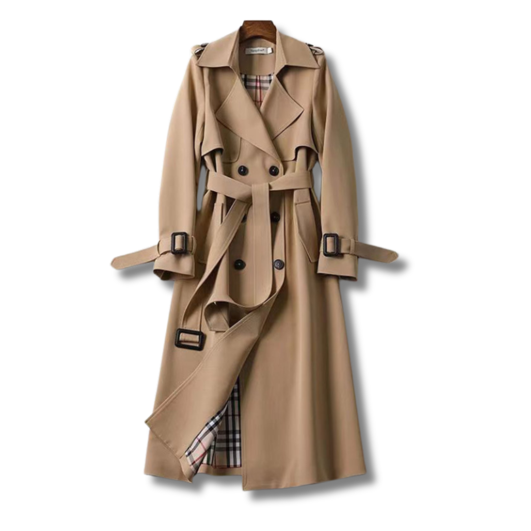 Trench Donna Elegante in Cotone Misto - Vestibilità Classica