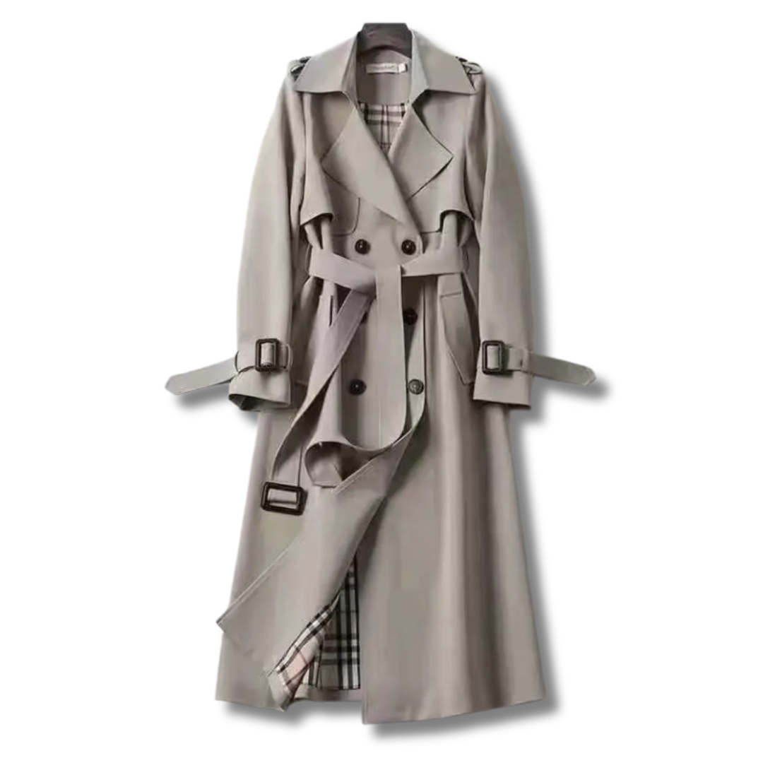 Trench Donna Elegante in Cotone Misto - Vestibilità Classica