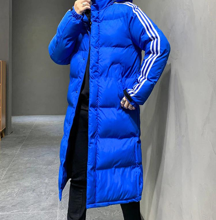 Parka Lungo Uomo con Cappuccio - Giacca Invernale Antivento