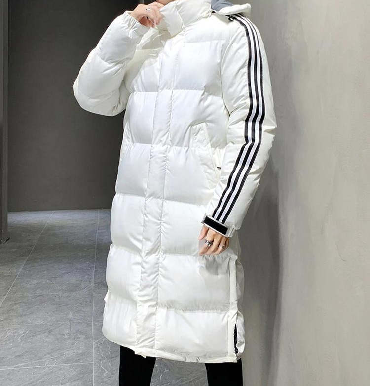 Parka Lungo Uomo con Cappuccio - Giacca Invernale Antivento