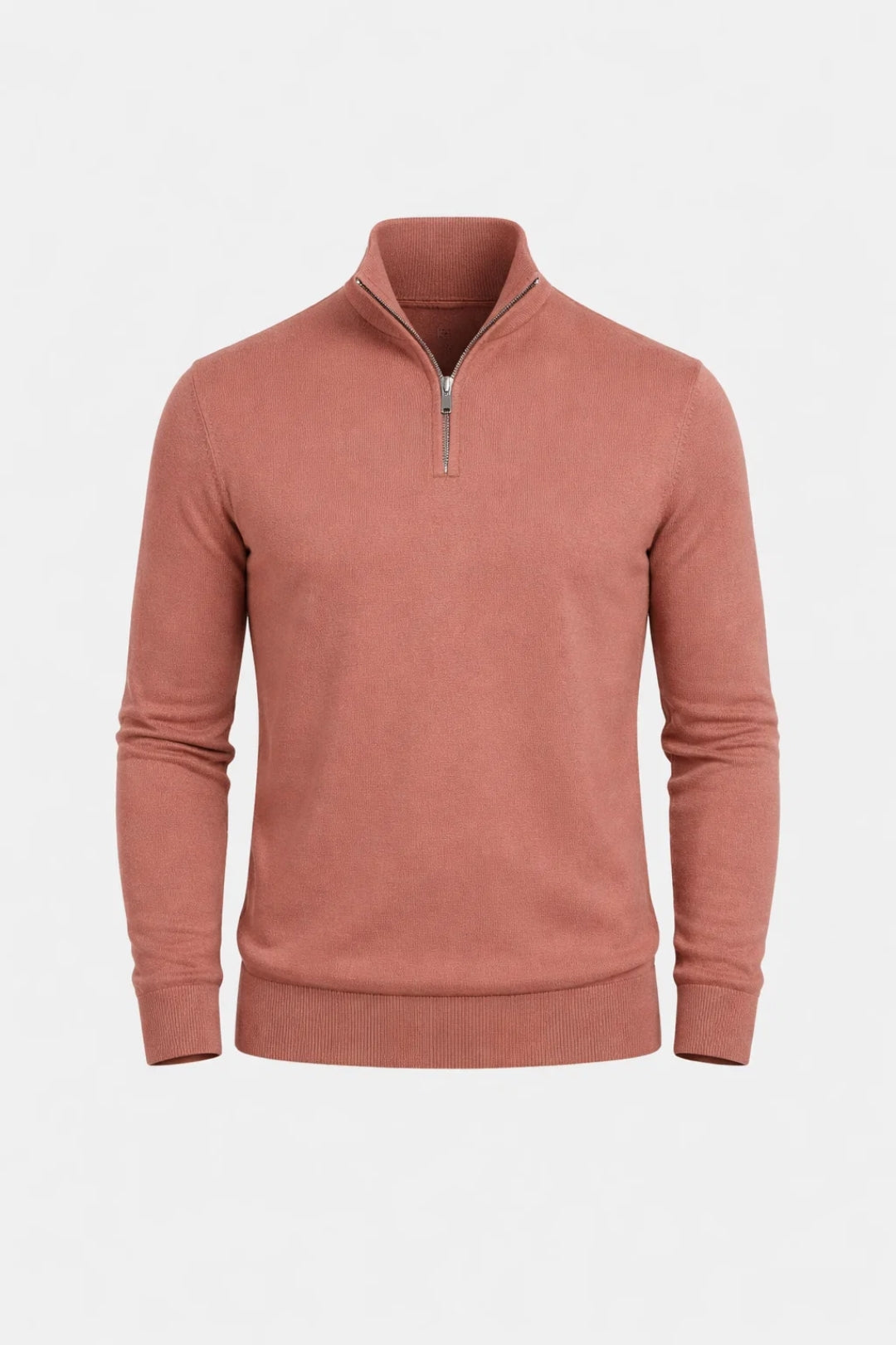 Maglione Uomo Slim Fit con Mezza Zip