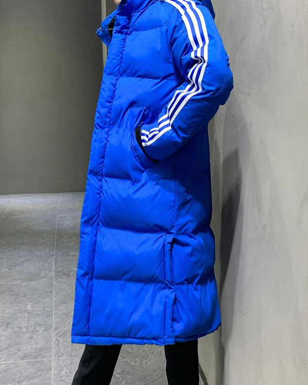 Parka Lungo Uomo con Cappuccio - Giacca Invernale Antivento