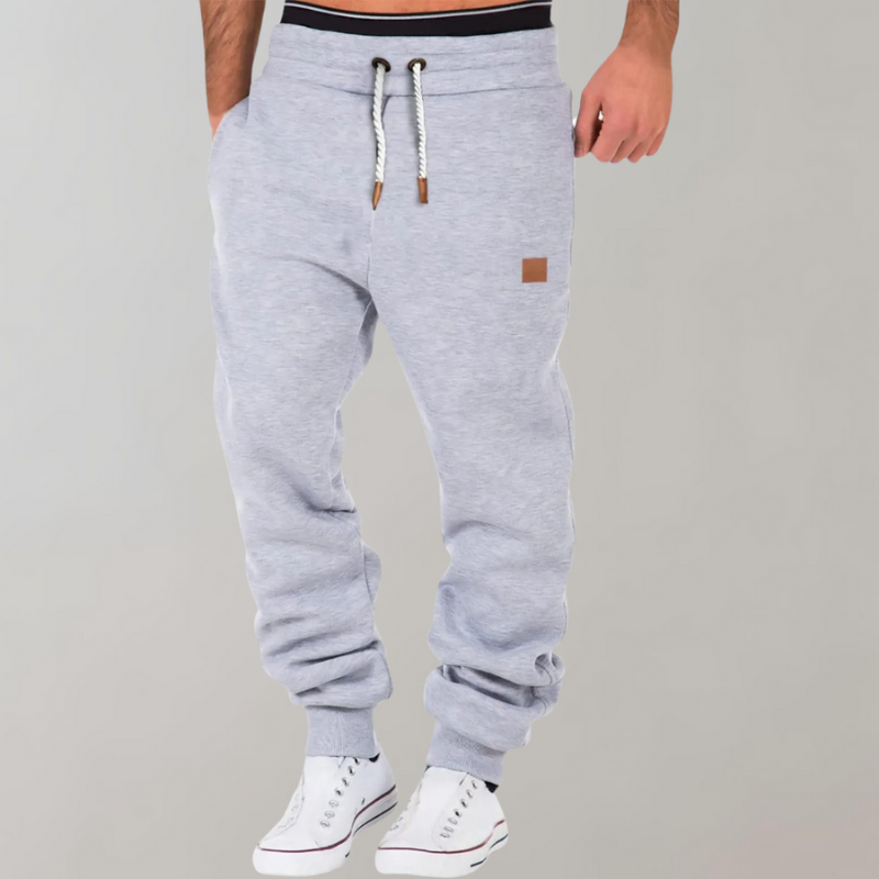 Jogginghose Herren mit Lounge Schnitt - grau