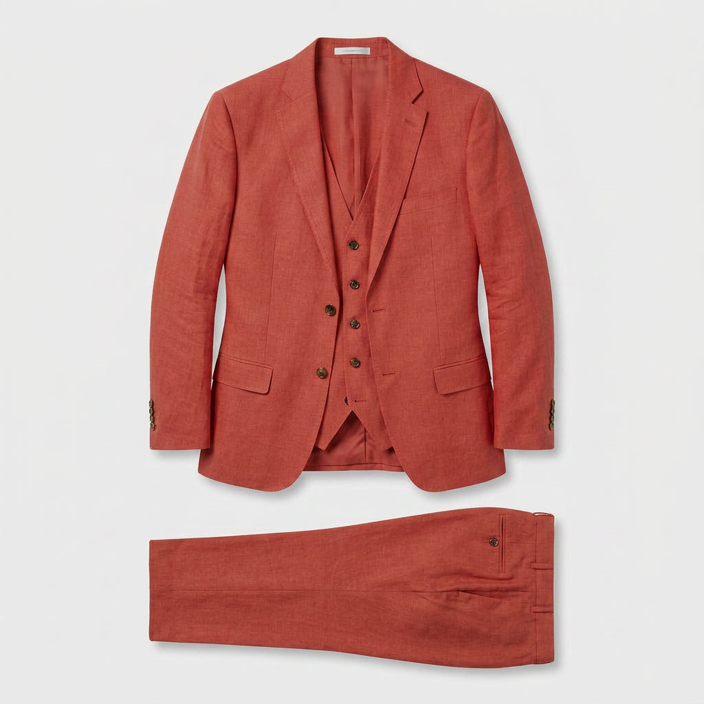 Completo Donna Elegante Tre Pezzi con Blazer Doppiopetto e Gilet