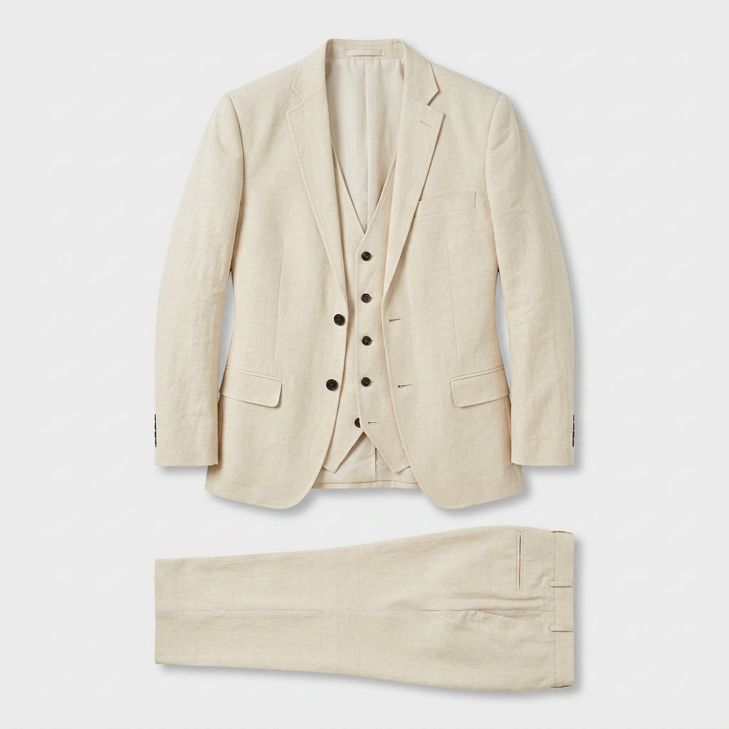 Completo Donna Elegante Tre Pezzi con Blazer Doppiopetto e Gilet