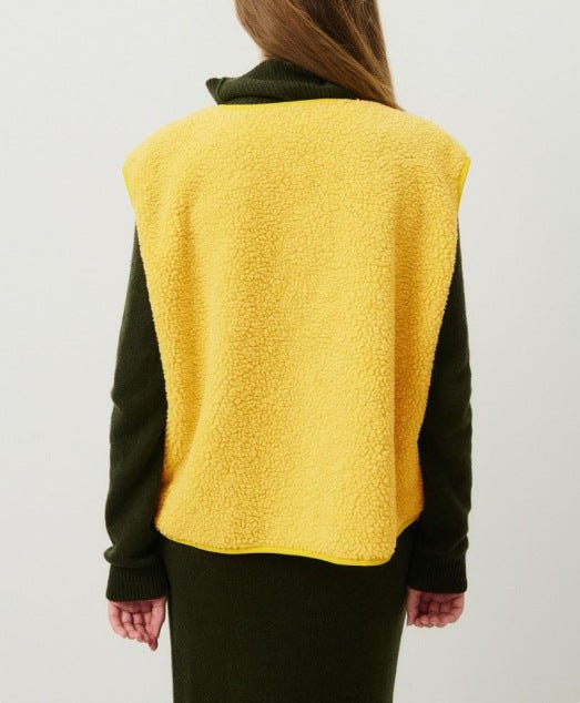 Gilet Donna Smanicato con Tasche Frontali, Taglio Comodo