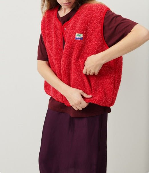 Gilet Donna Smanicato con Tasche Frontali, Taglio Comodo
