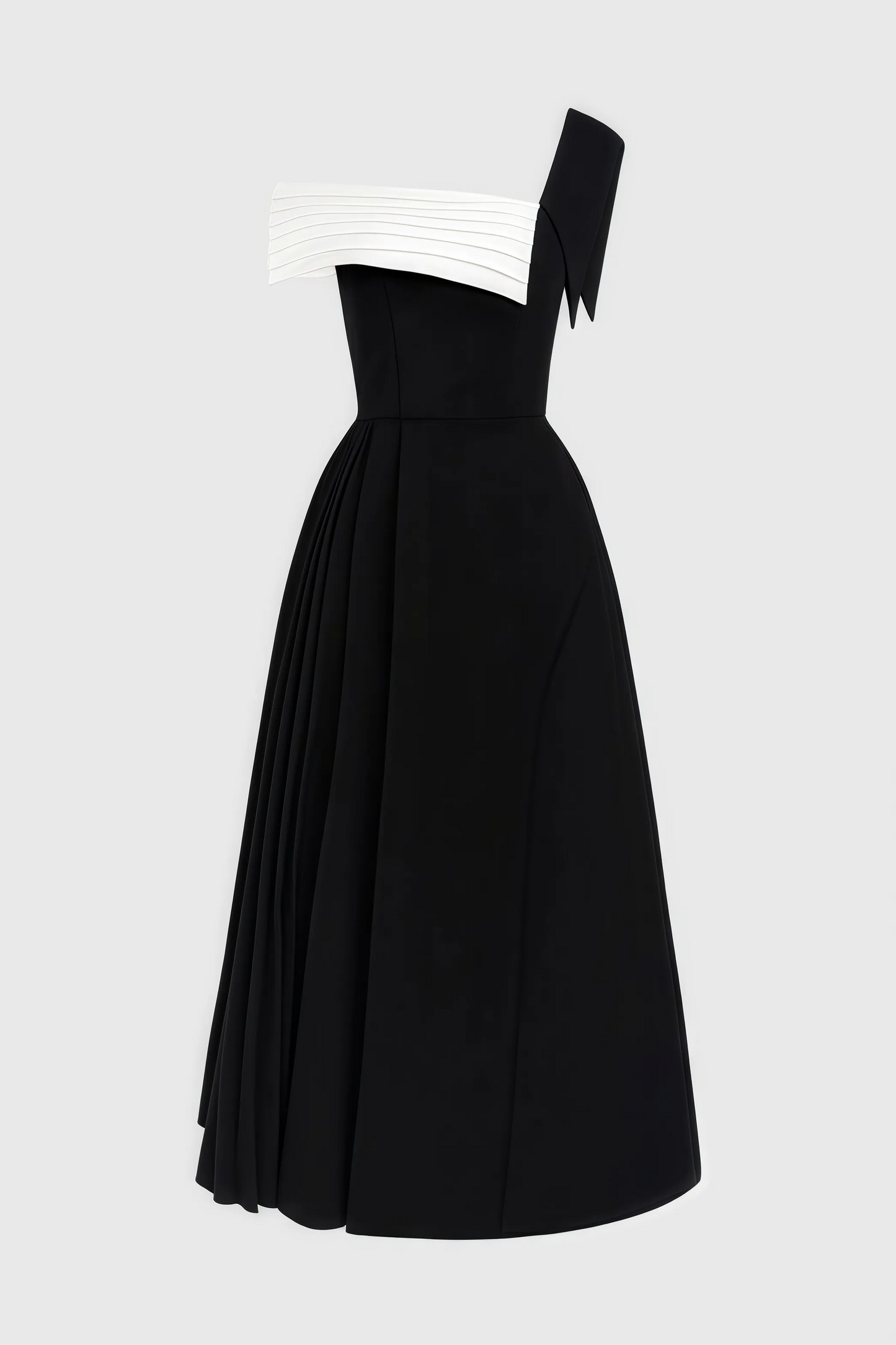 Abito Midi A-Line da Donna – Con Una Spalla, Adatto per Occasioni Festive