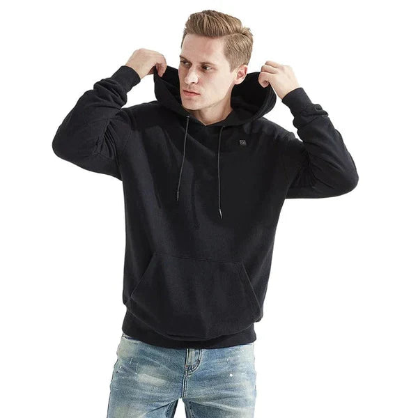 Felpa con Cappuccio Riscaldata Unisex con Powerbank