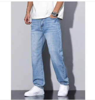 Jeans Uomo Gamba Dritta - Denim Classico Dritto