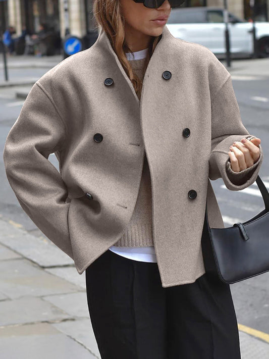 Giacca Oversized da Donna – Con Cappuccio, Adatta per Autunno e Inverno