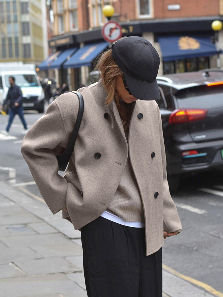 Giacca Oversized da Donna – Con Cappuccio, Adatta per Autunno e Inverno