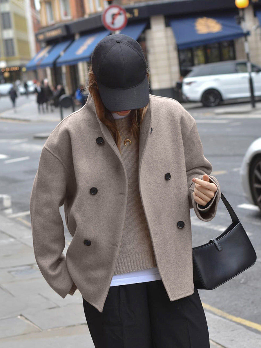 Giacca Oversized da Donna – Con Cappuccio, Adatta per Autunno e Inverno
