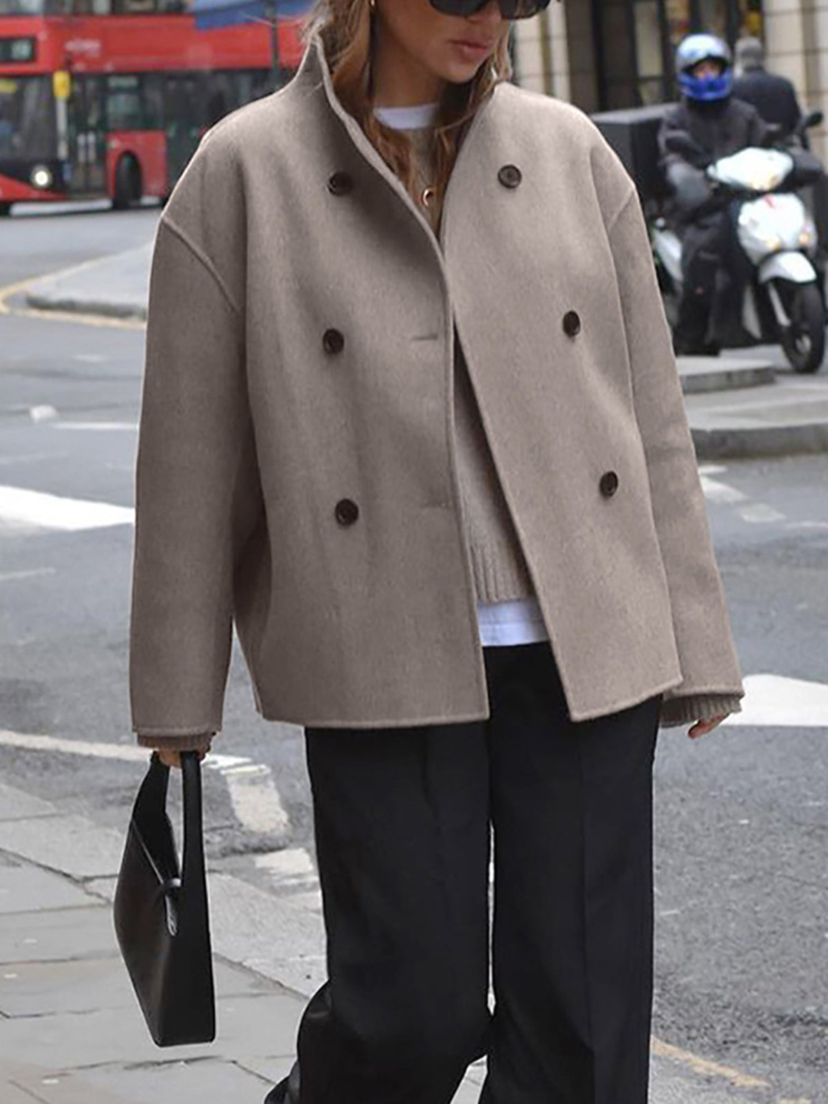 Giacca Oversized da Donna – Con Cappuccio, Adatta per Autunno e Inverno
