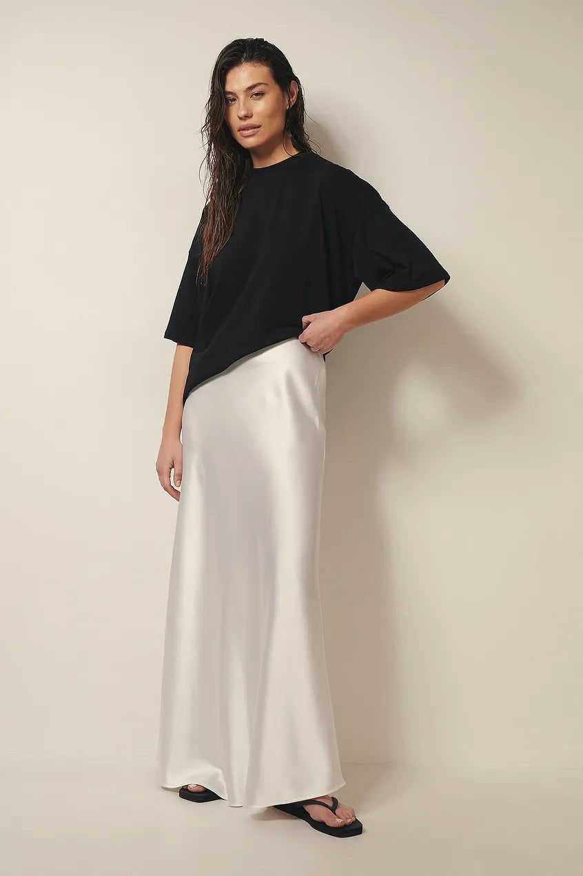 Gonna Midi a Vita Alta per Donne – Adatta per Occasioni Casual e Diverse