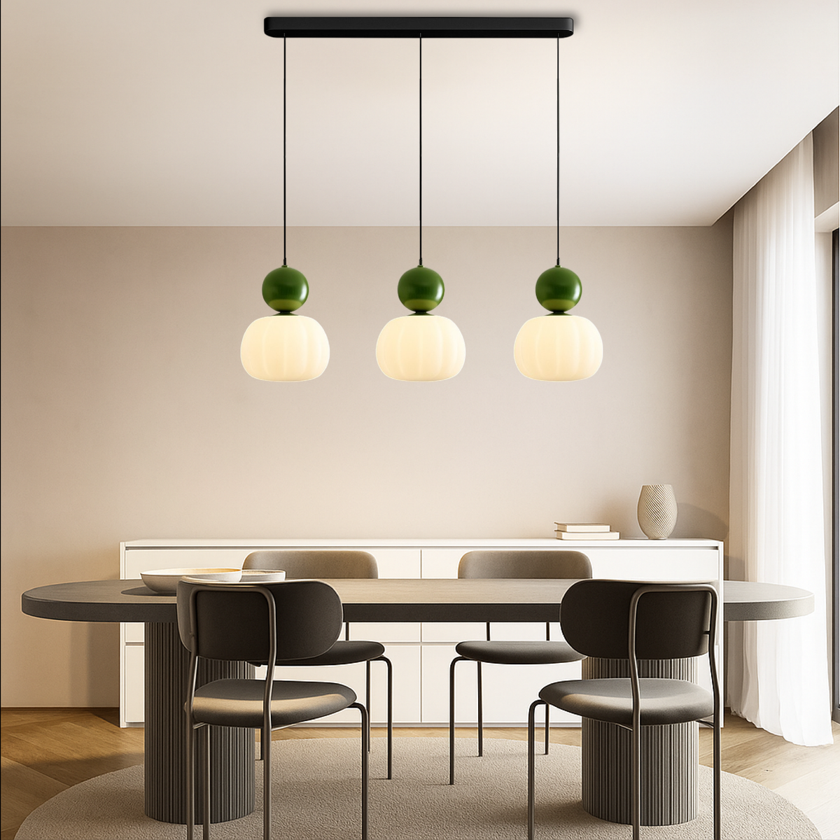 Lampadario Art Deco a Sospensione in Metallo e Acrilico