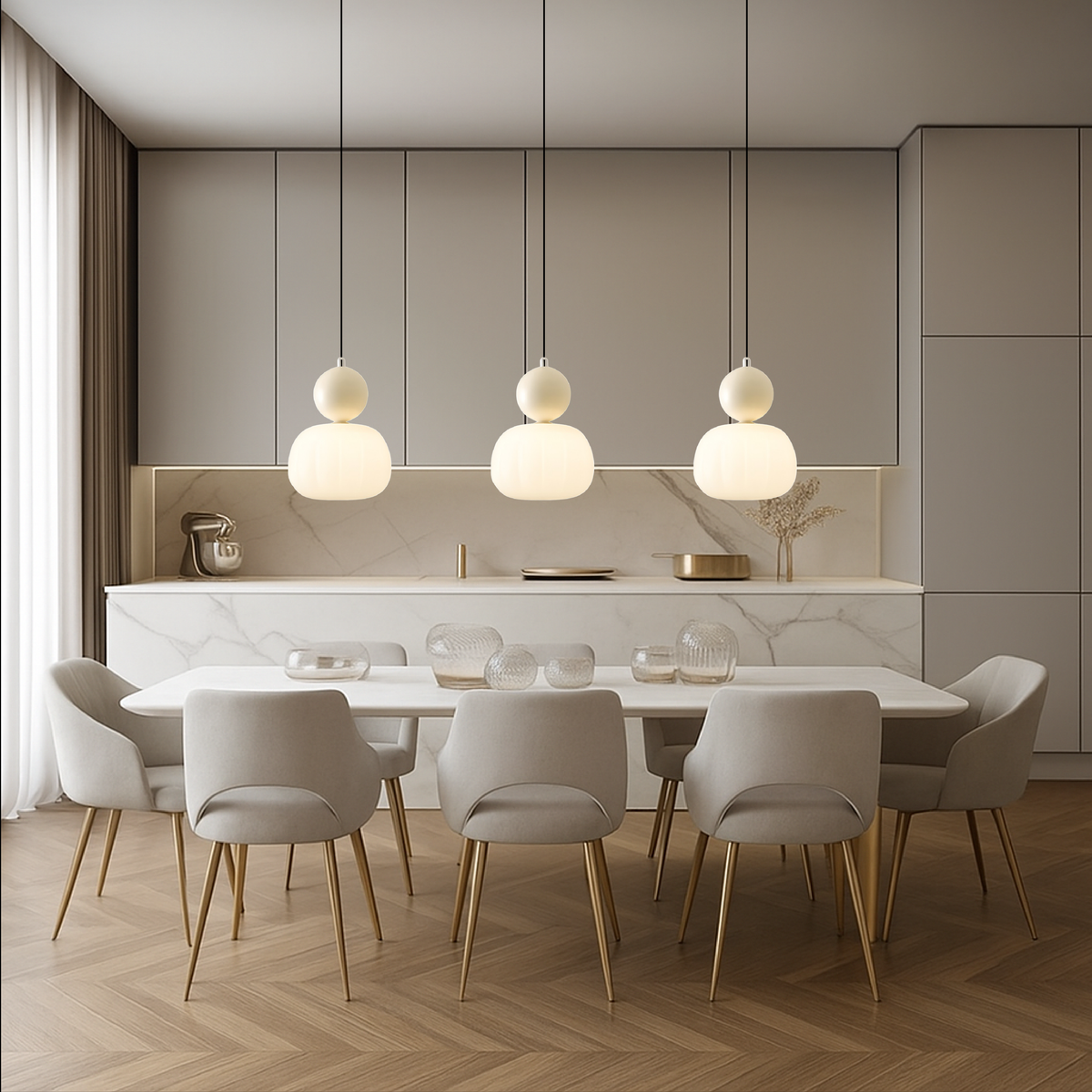 Lampadario Art Deco a Sospensione in Metallo e Acrilico