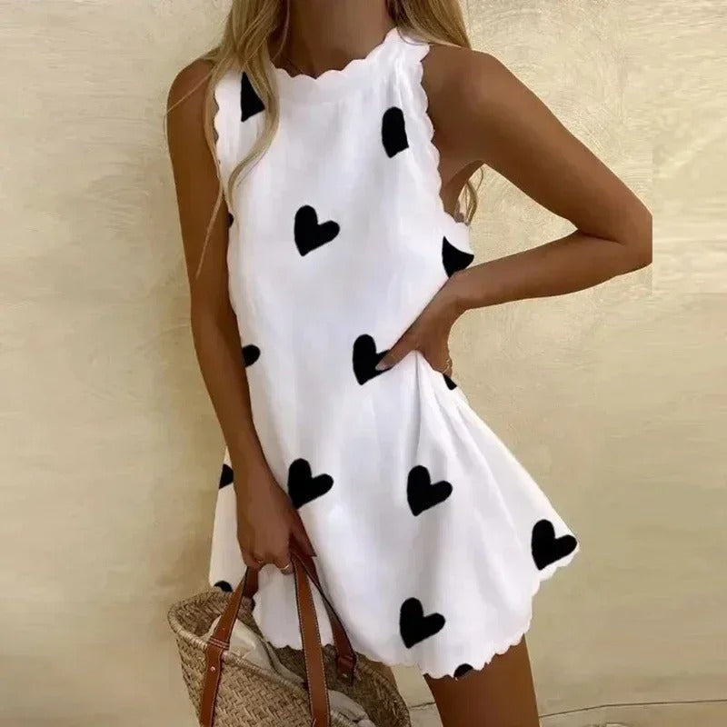 Abito Mini A-line da Donna – Adatto per Uso Casual e Quotidiano