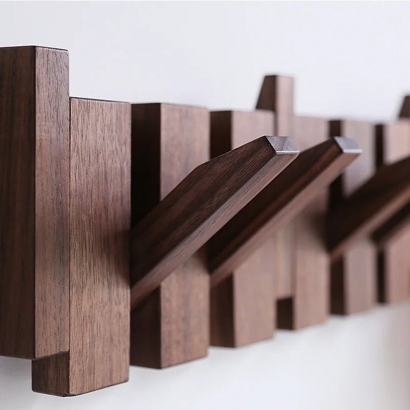Appendiabiti da Parete in Legno a Forma di Pianoforte
