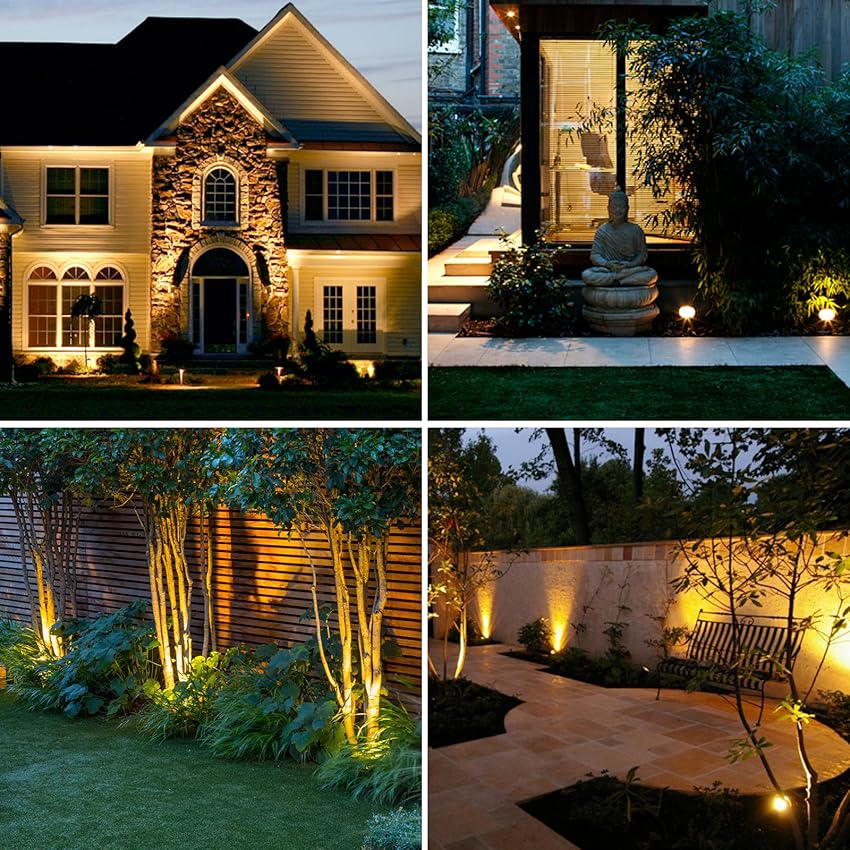 Faretto da Giardino Solare a LED Senza Incasso - Multicolore IP55