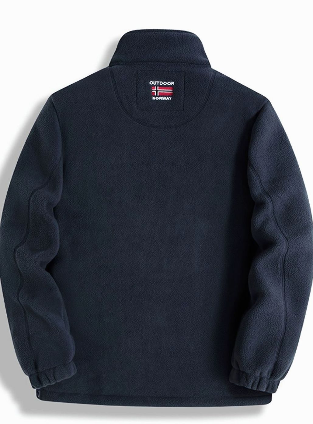 Giacca Uomo in Pile Full-Zip con Collo Alto Outdoor