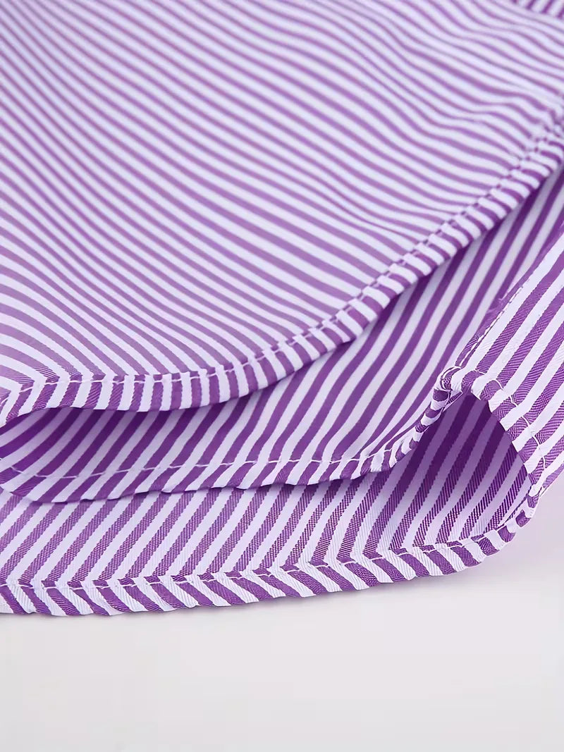 Camicia Uomo Collo Alla Coreana Manica Lunga - Camicia Elegante da Ufficio