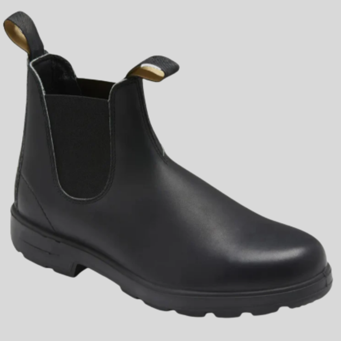 Stivaletti Uomo Slip-On in Pelle con Elastico Laterale
