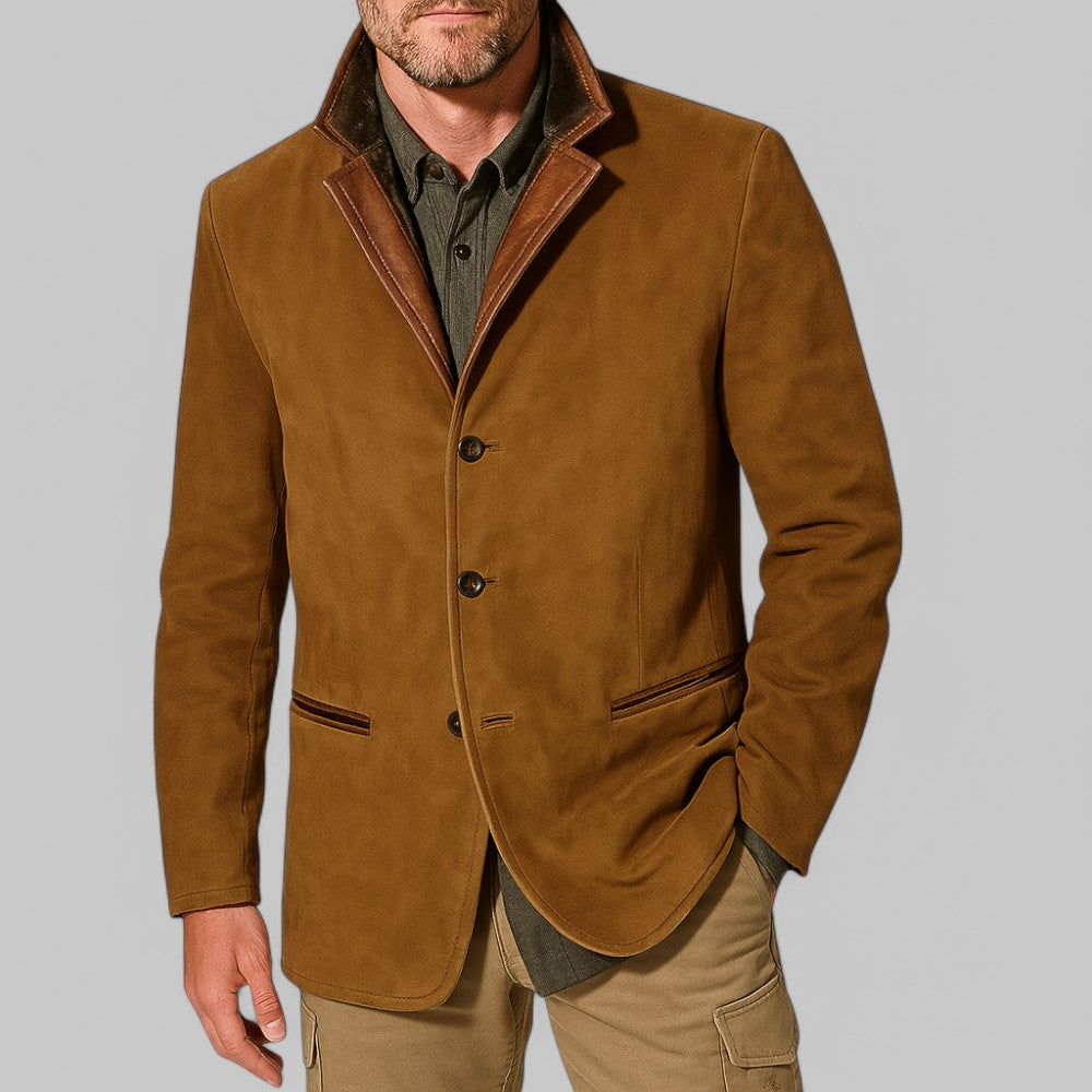 Blazer Uomo Vintage Stile Field - Giacca Autunnale Classica