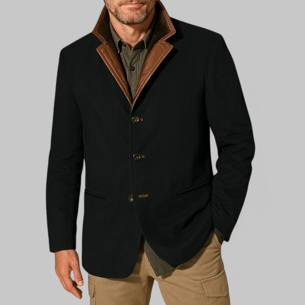Blazer Uomo Vintage Stile Field - Giacca Autunnale Classica