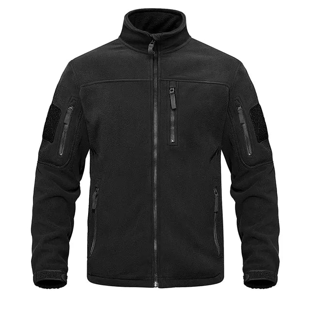 Giacca Uomo in Pile con Zip Integrale e Colletto Alto