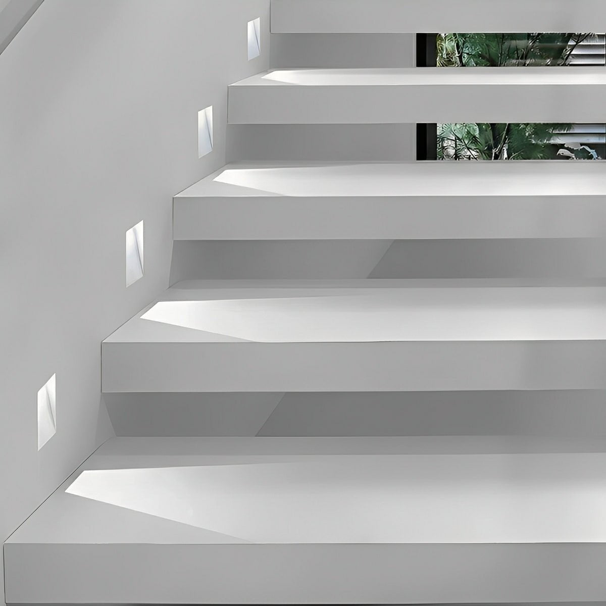 Applique da Parete LED Minimalista Bianca con Sensore di Movimento