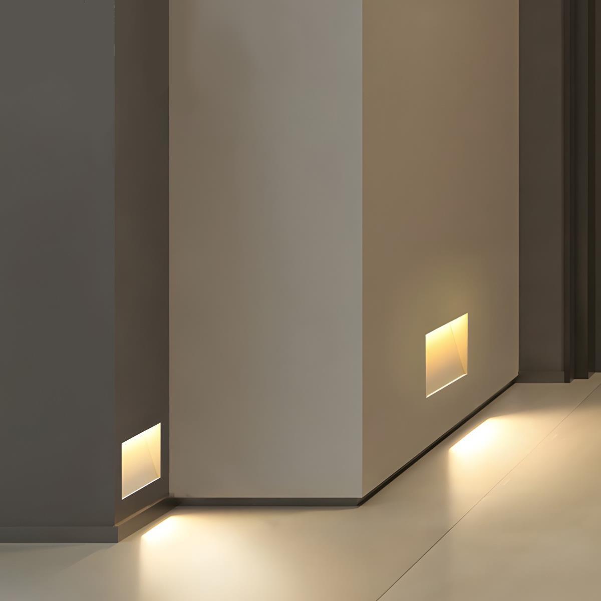Applique da Parete LED Minimalista Bianca con Sensore di Movimento