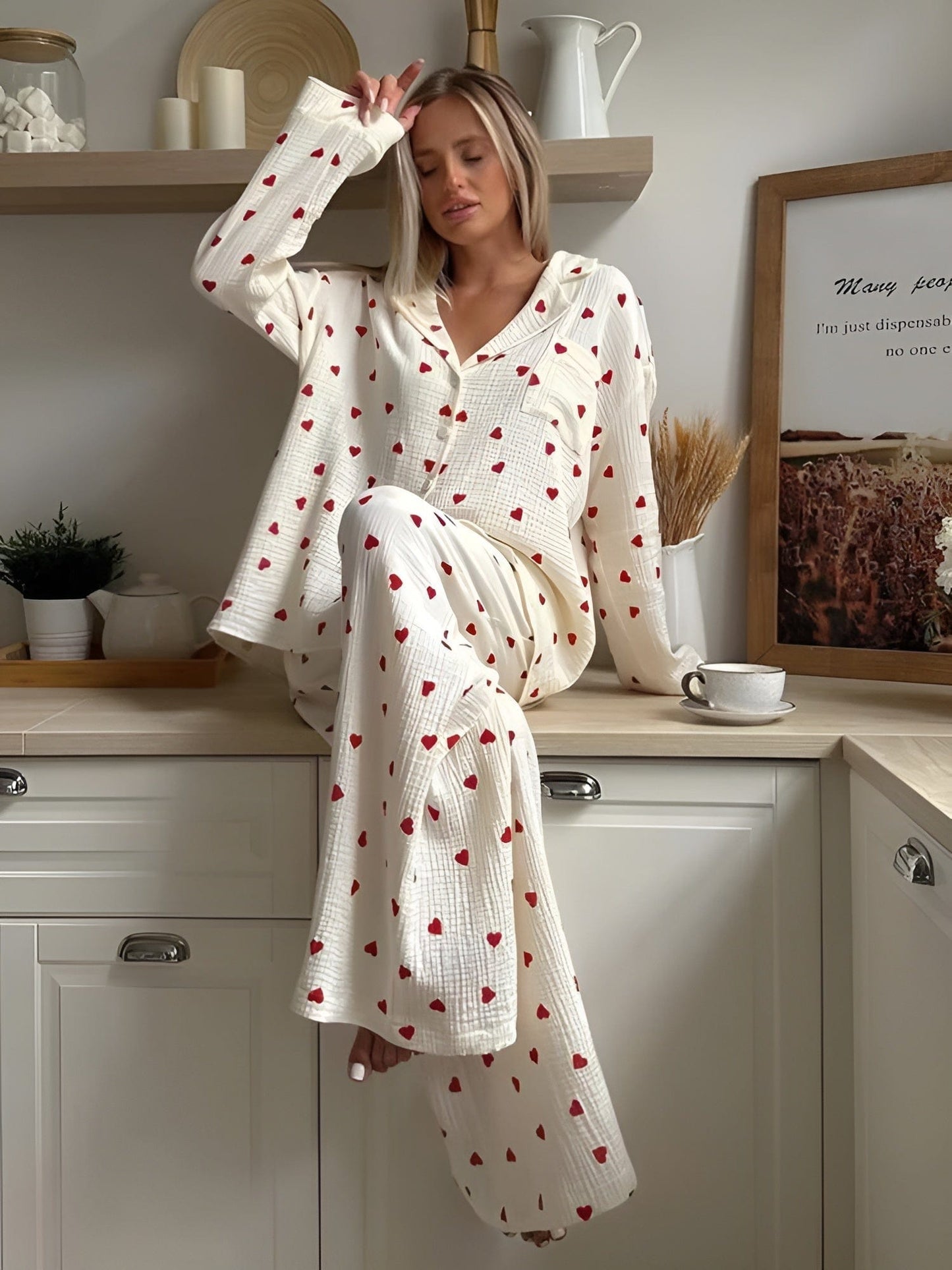 Set Donna – Vestibilità Confortevole per Uso Domestico, Adatta a Tutte le Stagioni
