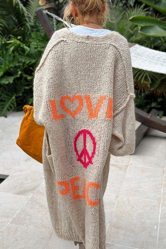 Cardigan Oversize Donna – Casual, Adatto per Primavera e Autunno