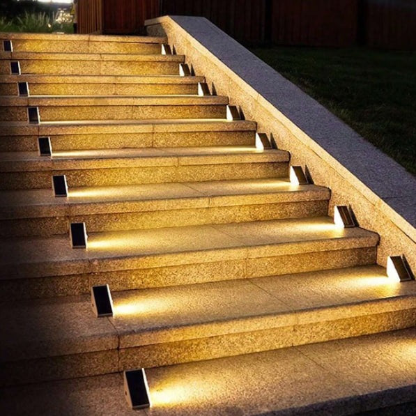 Luci Solari per Scale a LED Impermeabili IP65