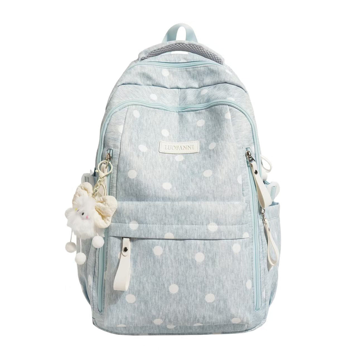 Zaino a Pois Multi-Tasca Donna in Tessuto Resistente