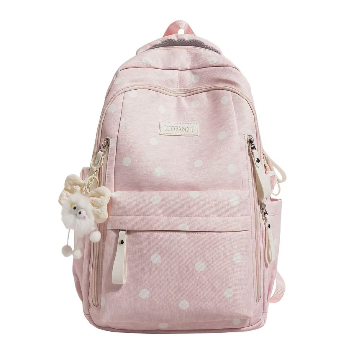 Zaino a Pois Multi-Tasca Donna in Tessuto Resistente