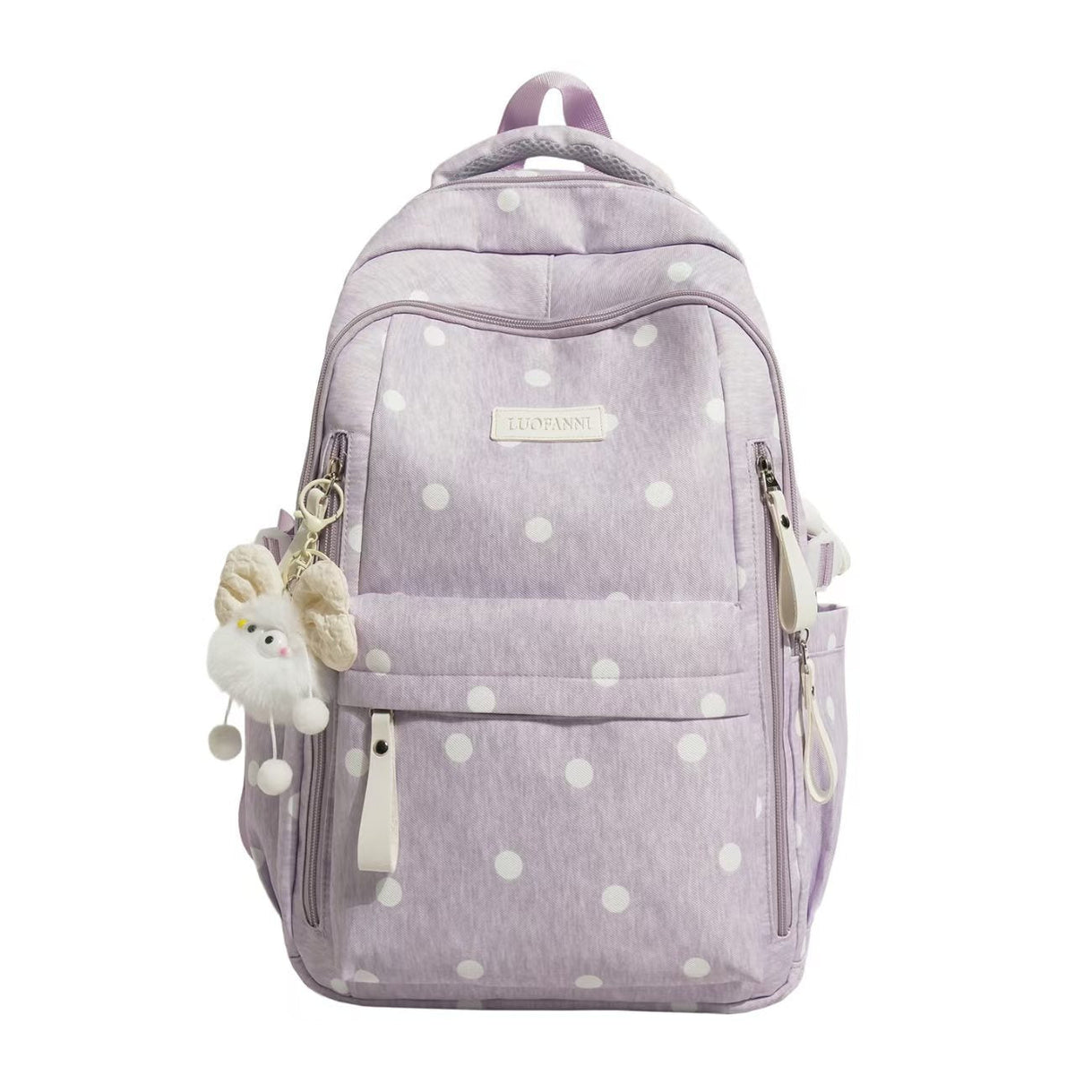 Zaino a Pois Multi-Tasca Donna in Tessuto Resistente