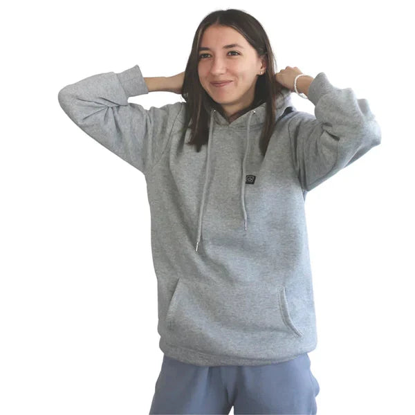 Felpa con Cappuccio Riscaldata Unisex con Powerbank