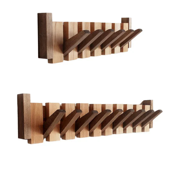 Appendiabiti da Parete in Legno a Forma di Pianoforte