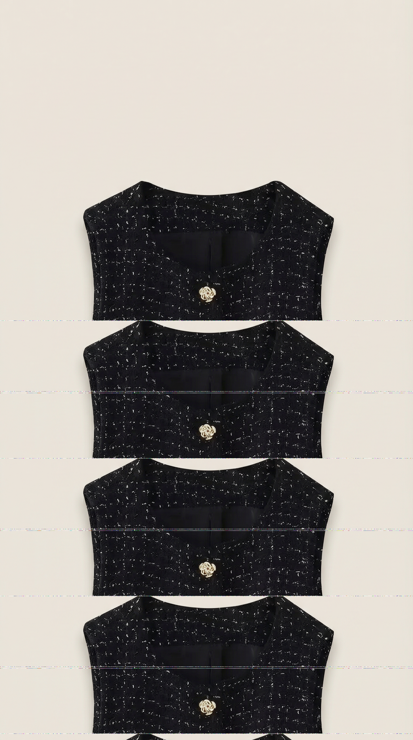 Set Slim Fit Donna – Senza Maniche con Gonna Mini, Adatto per l'Estate e Uso Casual