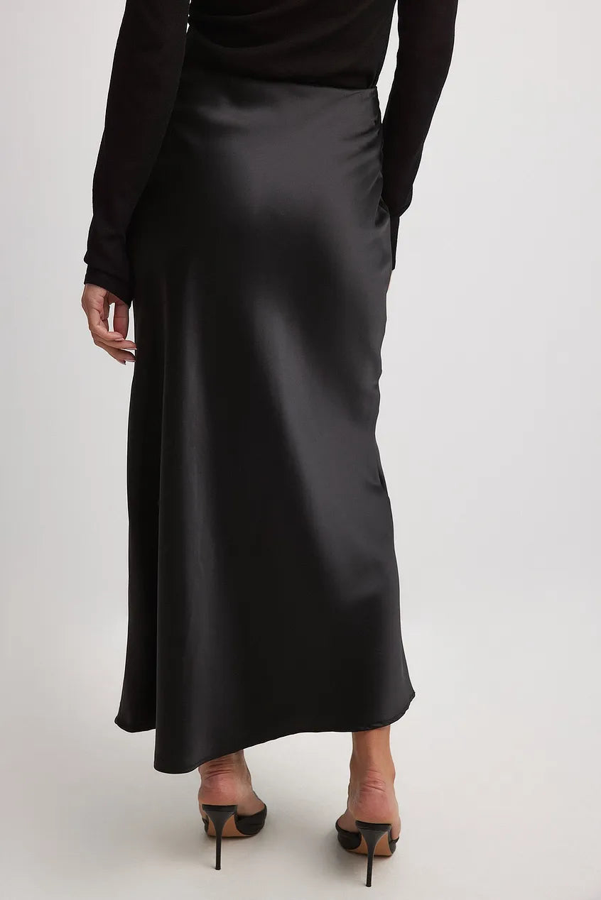 Gonna Midi a Vita Alta per Donne – Adatta per Occasioni Casual e Diverse