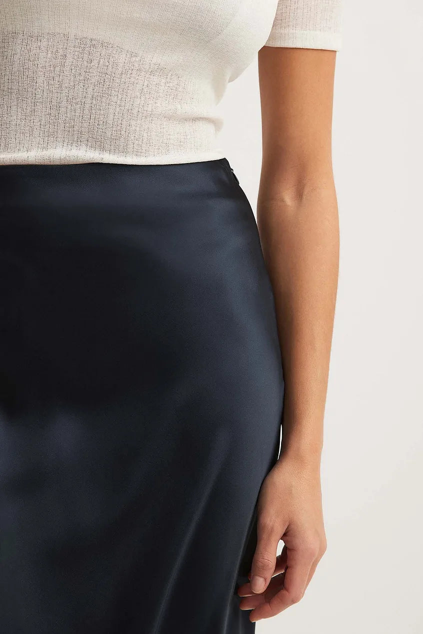 Gonna Midi a Vita Alta per Donne – Adatta per Occasioni Casual e Diverse