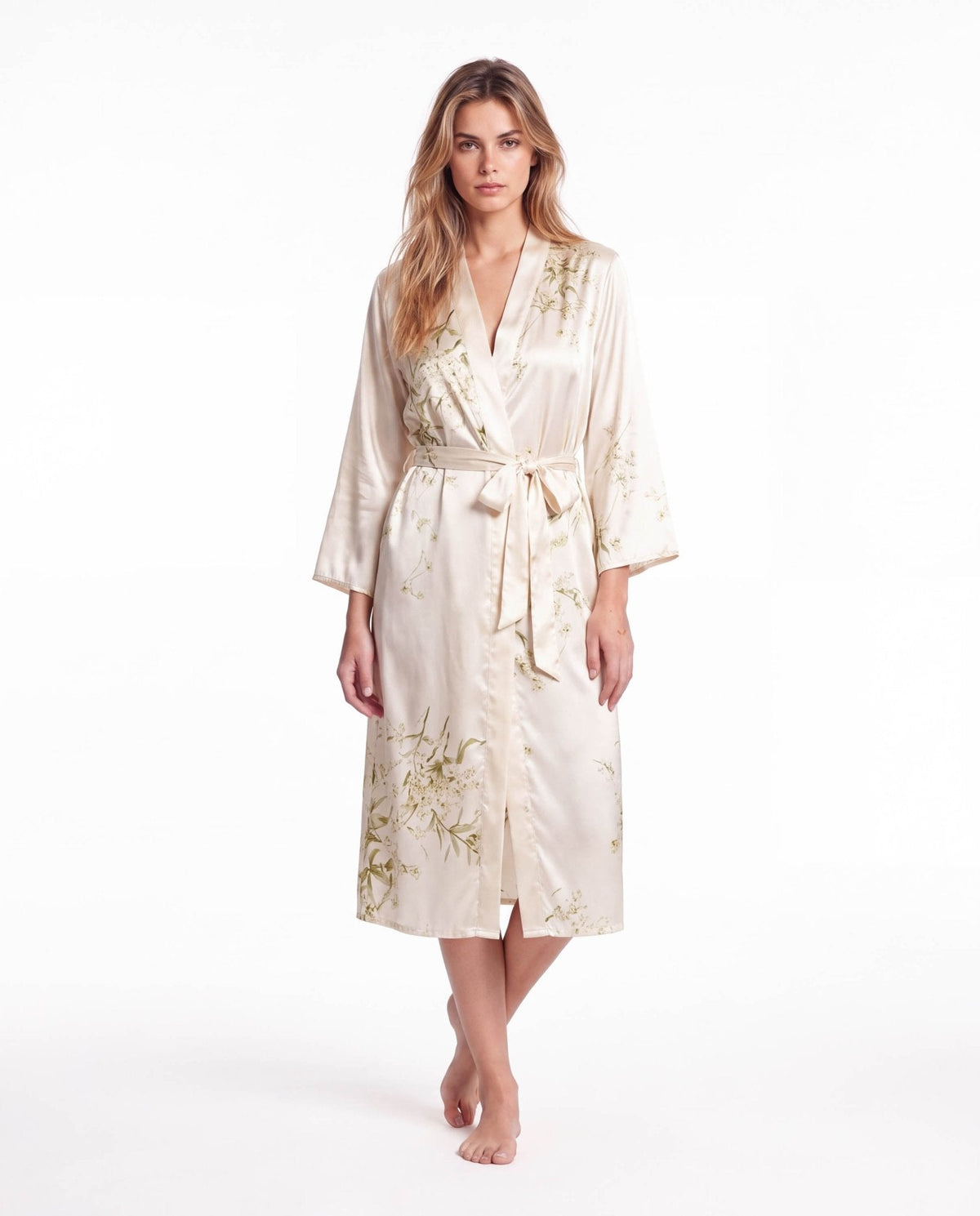 Vestito Donna in Raso Senza Maniche – Sottoveste Lucida da Notte