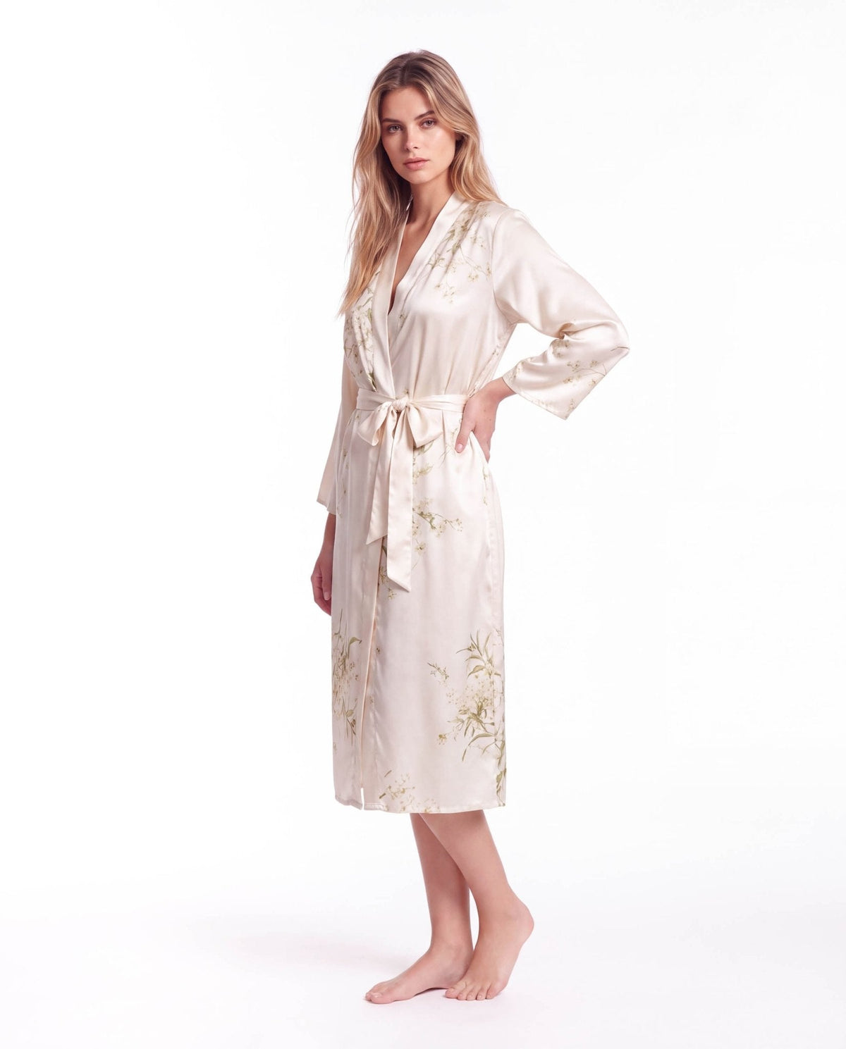 Vestito Donna in Raso Senza Maniche – Sottoveste Lucida da Notte